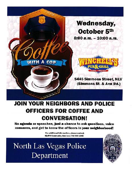 Coffee with a Cop 2016 Winchells